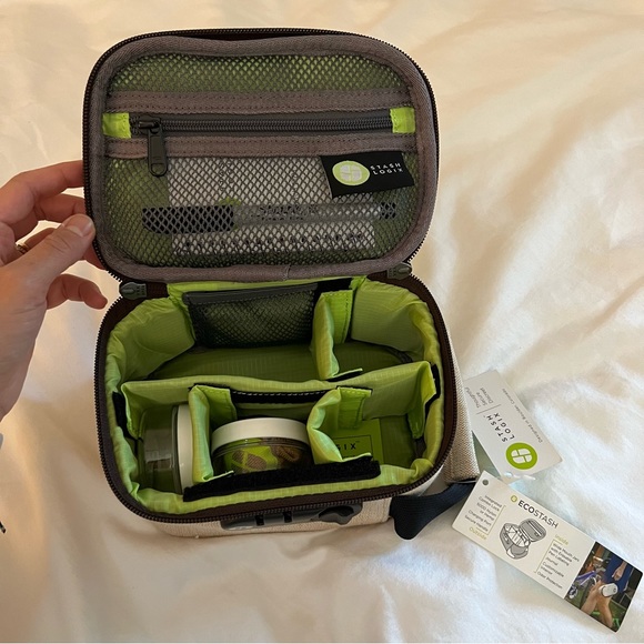 Stash Logix Bag. Medium. Color and material is Hemp - Picture 2 of 3